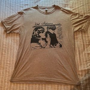 Sonic Youth T-Shirt in Arabic Font: “Goo” Album (1990)